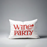 Fairfield Wine Party Lumbar Indoor/Outdoor Throw Pillow