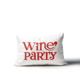 Fairfield Wine Party Lumbar Indoor/Outdoor Throw Pillow