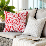 Fischer Coral Reefs Square Indoor/Outdoor Throw Pillow