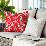 Fletcher Star Fish Square Indoor/Outdoor Throw Pillow