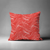 Foxlane Ocean Waves Square Indoor/Outdoor Throw Pillow