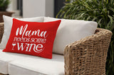 Fulham Mama Needs Lumbar Indoor/Outdoor Throw Pillow