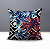 Hoku Floral Reversible Indoor/Outdoor Square Pillow