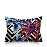 Hoku Floral Reversible Indoor/Outdoor Rectangle Pillow