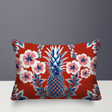 Kaimana Floral Reversible Indoor/Outdoor Rectangle Pillow