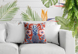 Kaimana Floral Reversible Indoor/Outdoor Square Pillow