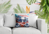 Kekoa Tropical Island Reversible Indoor/Outdoor Square Pillow