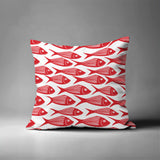 Kieran Fish Square Indoor/Outdoor Throw Pillow