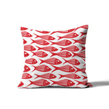 Kieran Fish Square Indoor/Outdoor Throw Pillow