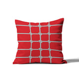 Knotty Nautical Knot Square Indoor/Outdoor Throw Pillow