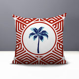 Leilani Palm Reversible Indoor/Outdoor Square Pillow