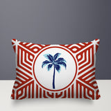 Leilani Palm Reversible Indoor/Outdoor Rectangle Pillow