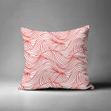 Madden Ocean Waves Square Indoor/Outdoor Throw Pillow