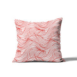 Madden Ocean Waves Square Indoor/Outdoor Throw Pillow