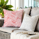 Madden Ocean Waves Square Indoor/Outdoor Throw Pillow