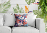 Malia Floral Reversible Indoor/Outdoor Square Pillow
