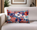 Malia Floral Reversible Indoor/Outdoor Rectangle Pillow