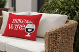 Marcelina Smile There's Lumbar Indoor/Outdoor Throw Pillow
