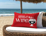 Marcelina Smile There's Lumbar Indoor/Outdoor Throw Pillow