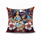 Moana Palm Reversible Indoor/Outdoor Square Pillow