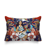 Moana Palm Reversible Indoor/Outdoor Rectangle Pillow