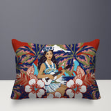 Moana Palm Reversible Indoor/Outdoor Rectangle Pillow