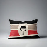 Molsley Wine Bottle Lumbar Indoor/Outdoor Throw Pillow