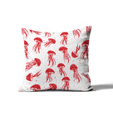 Octavian Jellyfish Square Indoor/Outdoor Throw Pillow