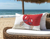 Penny Two Hands Lumbar Indoor/Outdoor Throw Pillow