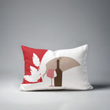 Potter Wine Glass Lumbar Indoor/Outdoor Throw Pillow