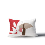 Potter Wine Glass Lumbar Indoor/Outdoor Throw Pillow