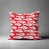 Queeston Fish Square Indoor/Outdoor Throw Pillow