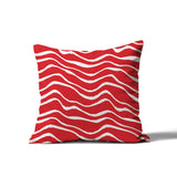 Richardson Ocean Waves Square Indoor/Outdoor Throw Pillow