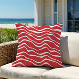 Richardson Ocean Waves Lumbar Indoor/Outdoor Throw Pillow