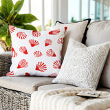 Richmond Sea Shell Square Indoor/Outdoor Throw Pillow