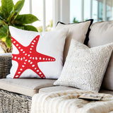 Scarlett Star Fish Lumbar Indoor/Outdoor Throw Pillow