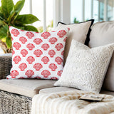 Sebastine Sea Shell Square Indoor/Outdoor Throw Pillow