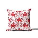 Shirley Octopus Square Indoor/Outdoor Throw Pillow