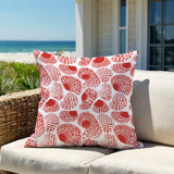 Shutterfield Sea Shell Square Indoor/Outdoor Throw Pillow