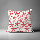 Theba Star Fish Square Indoor/Outdoor Throw Pillow
