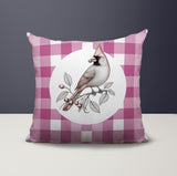 Red Cardinal Indoor/Outdoor Reversible Square Pillow