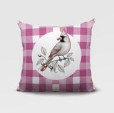 Red Cardinal Indoor/Outdoor Reversible Square Pillow