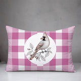 Red Cardinal Indoor/Outdoor Reversible Rectangular Pillow