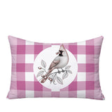 Red Cardinal Indoor/Outdoor Reversible Rectangular Pillow