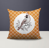 Red Cardinal Indoor/Outdoor Reversible Square Pillow
