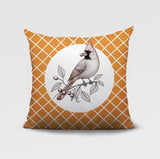 Red Cardinal Indoor/Outdoor Reversible Square Pillow