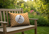 Red Cardinal Indoor/Outdoor Reversible Rectangular Pillow