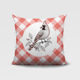 Red Cardinal Indoor/Outdoor Reversible Square Pillow