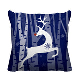 Reindeer Animal Reversible Indoor/Outdoor Square Pillow