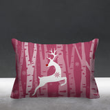 Reindeer Animal Reversible Indoor/Outdoor Rectangular Pillow